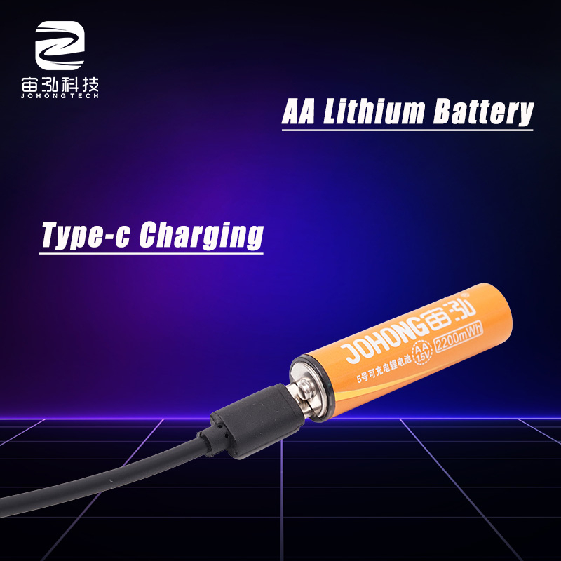 Rechargeable Battery Pack Type C AA Li-ion Batteries for Camera