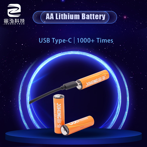 Rechargeable Lithium 1.5V 2200mWh AA Batteries For Toy Microphone