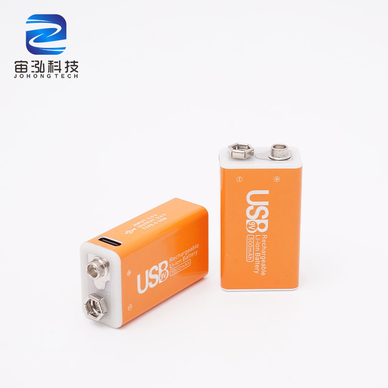 OEM ODM Rechargeable 9V Square Battery for Smoke Detector 