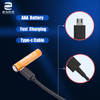 Factory Price Fast Charging Li-ion AAA Batteries with USB Type-C Port