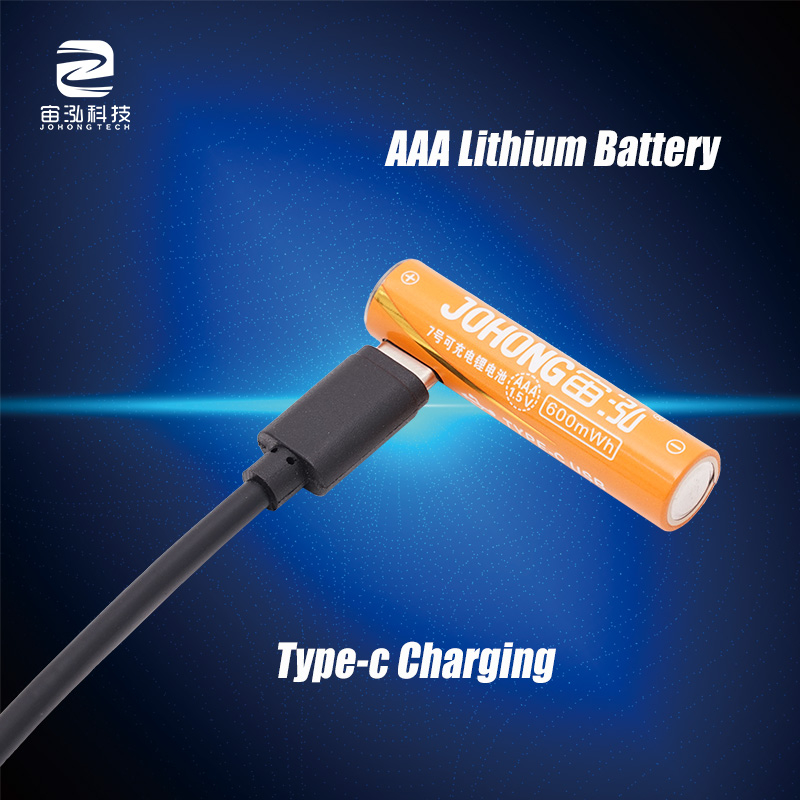 Lithium Battery Factory Type C Rechargeable USB Batteries