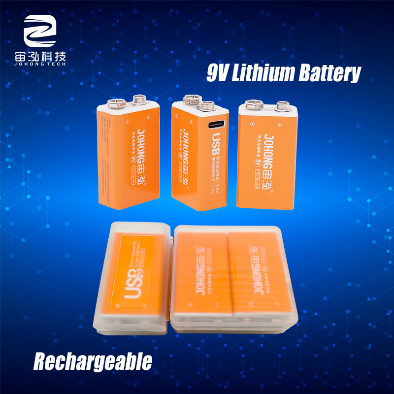 9V 1000mWh Recycling Square Battery for Massager Medical Equipment