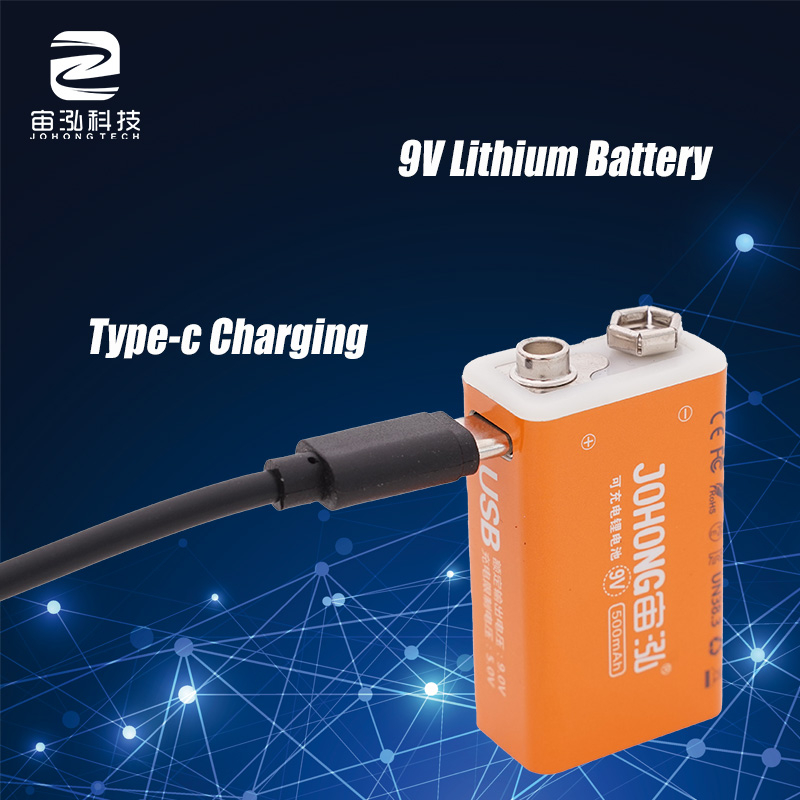 High Capacity 9V 1000mWh Lithium Batteries for Massager