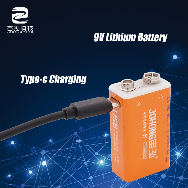High Capacity 9V 1000mWh Lithium Batteries for Massager