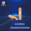 1.5V Li-ion Battery AAA 600mWh Rechargeable Batteries