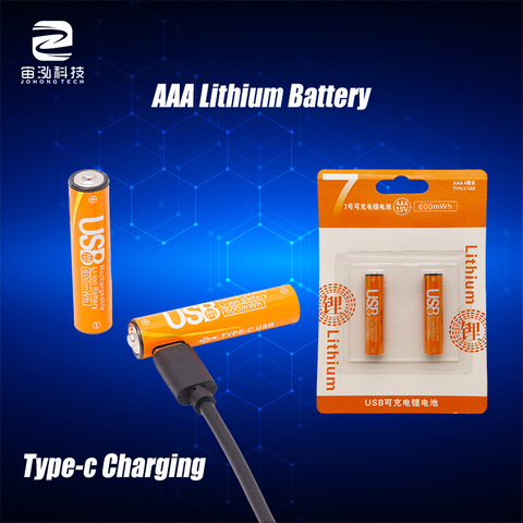 Laser Pointer Battery AAA Fast Charging Type C Lithium Batteries