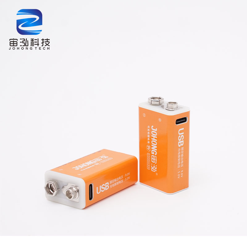 China Battery Supplier Rechargeable Lithium 9V USB Batteries