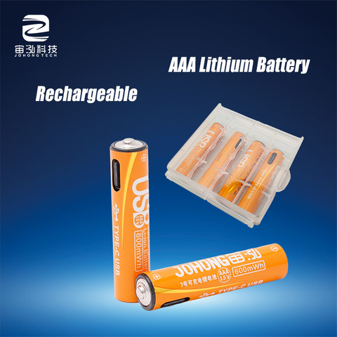 China Rechargeable Battery Fast Charging AAA Lithium Batteries