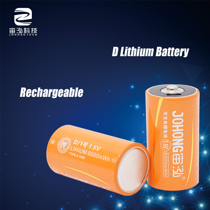 D 6000mWh Li-ion Cell Type C Private Label Rechargeable Batteries