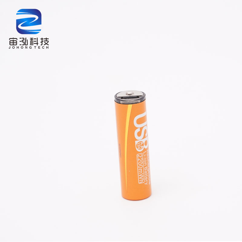 Power Supply 1.5V Over 1000 Cycles AA Rechargeable Li-ion Battery