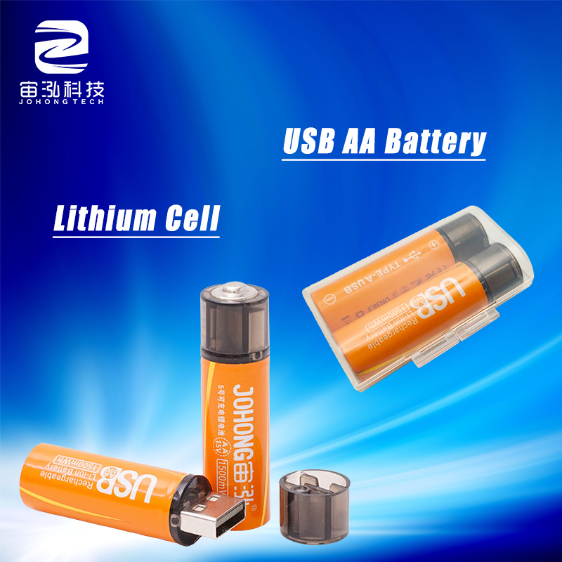 Rechargeable Battery USB Type C AA Remote Control Batteries