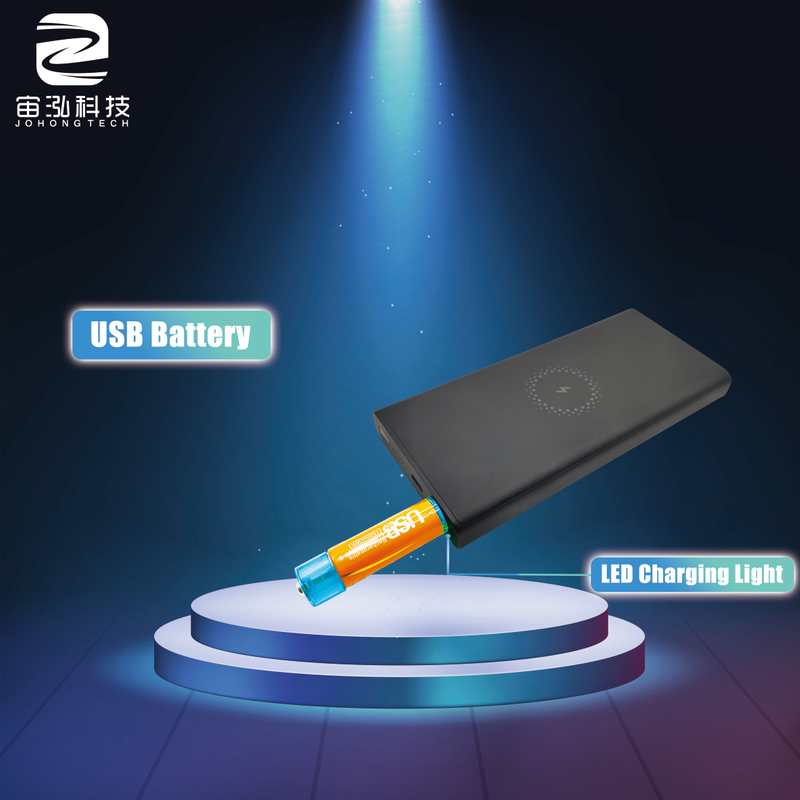 AA 1500mWh USB Rechargeable Magnetic Travel Portable USB Battery